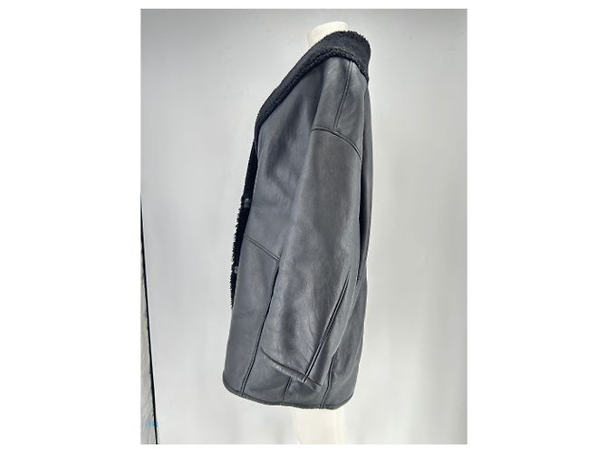 Autre Marque Abrigo de shearling "Namo" Negro - vista 4