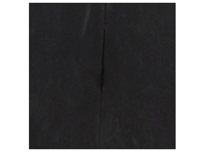 Gonna in seta nera con zip a metà Céline Nero - vista 5