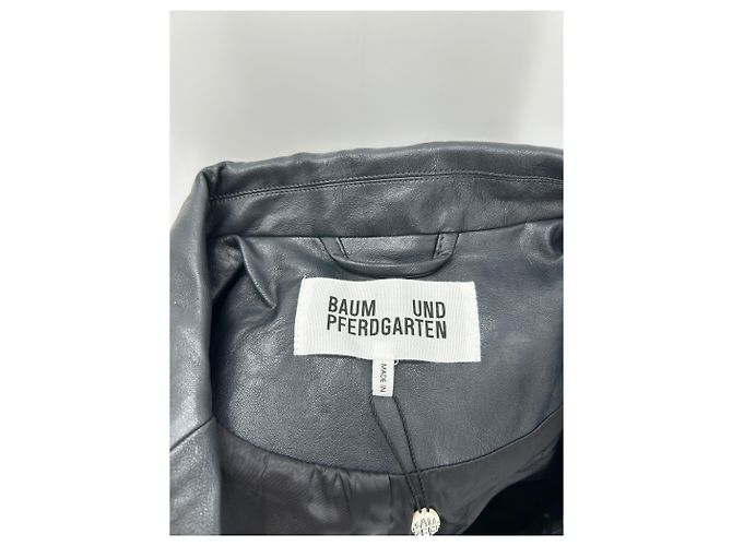 Baum und Pferdgarten Lederblazer Schwarz Größe 36 - Ansicht 5