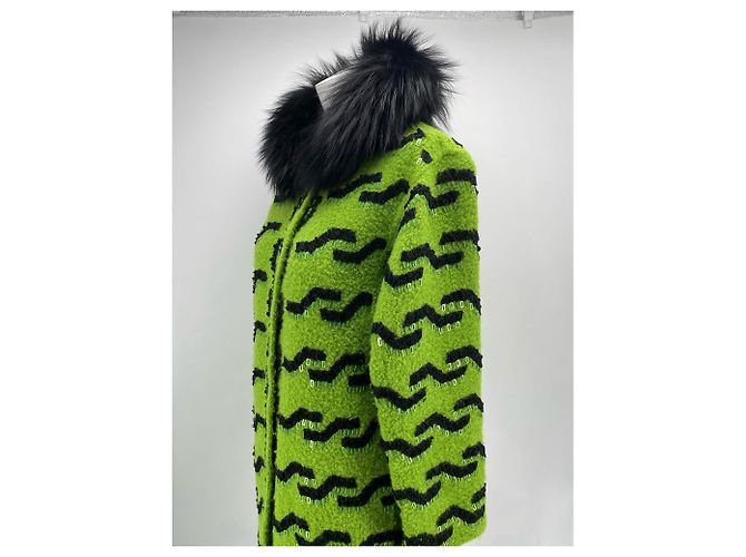 Abrigo de lana - Oscar De La Renta Verde - vista 2