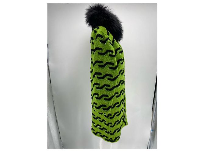 Abrigo de lana - Oscar De La Renta Verde - vista 3