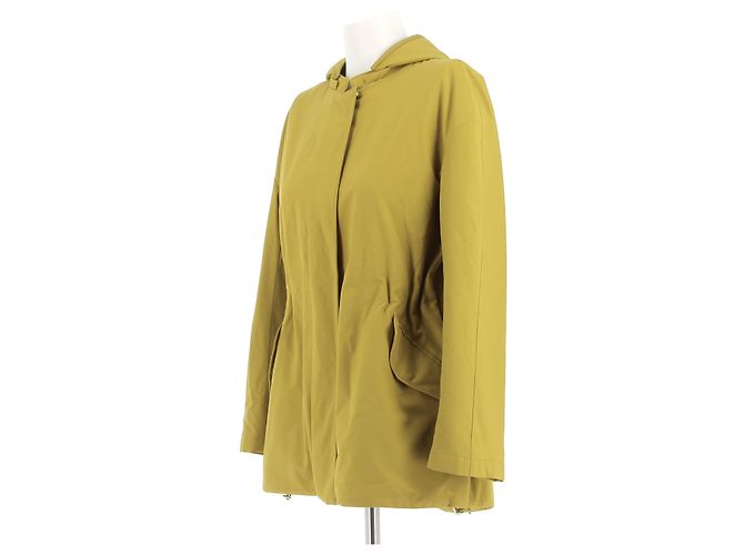 Parka Loro Piana de cachemira amarilla Talla 40 Amarillo - vista 3