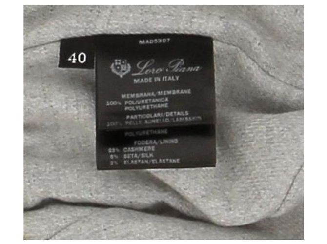 Parka Loro Piana de cachemira amarilla Talla 40 Amarillo - vista 6