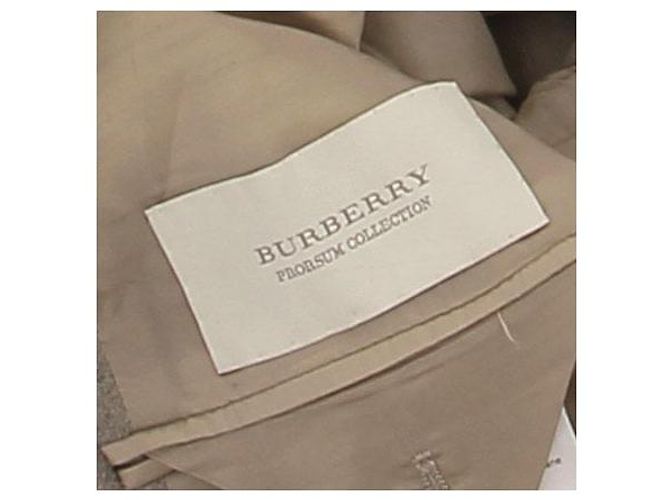 Burberry Grau-grüner Wollmantel - Ansicht 5