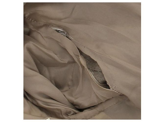 Burberry Grau-grüner Wollmantel - Ansicht 6