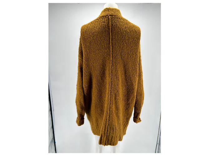 Isabel Marant Etoile Senfgelber Strickcardigan Braun - Ansicht 2