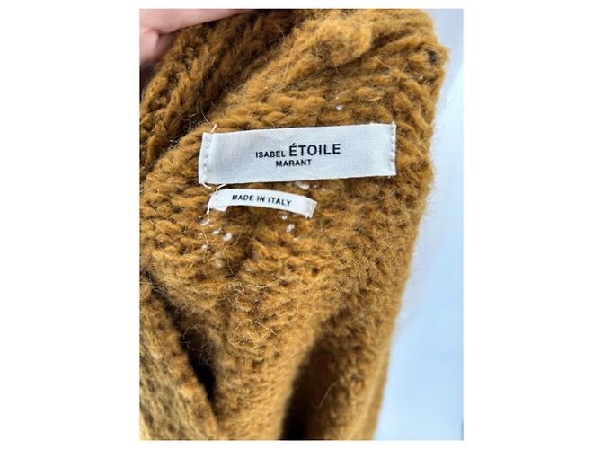 Isabel Marant Etoile Senfgelber Strickcardigan Braun - Ansicht 4