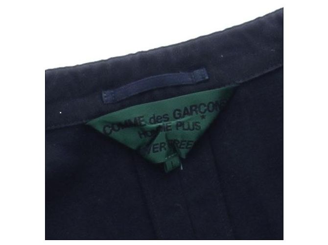 Comme Des Garcons Blazer blu marino con borchie Blu navy - vista 5