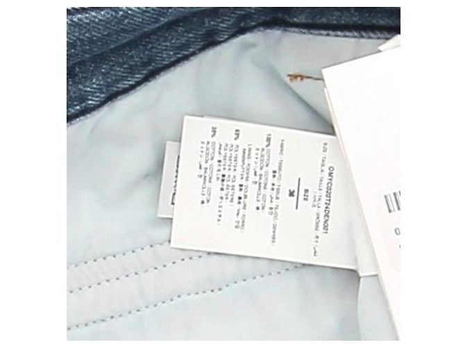 Pantaloncini in denim blu Off White - vista 8