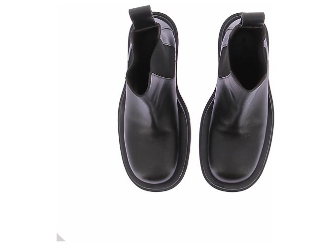 Bottega Veneta Botines "Chelsea Lug" negros de cuero - vista 6