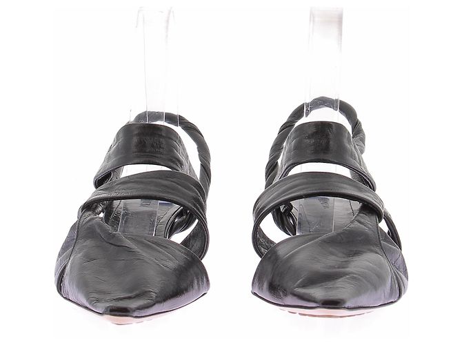 Mule Bottega Veneta in pelle nera Nero - vista 4