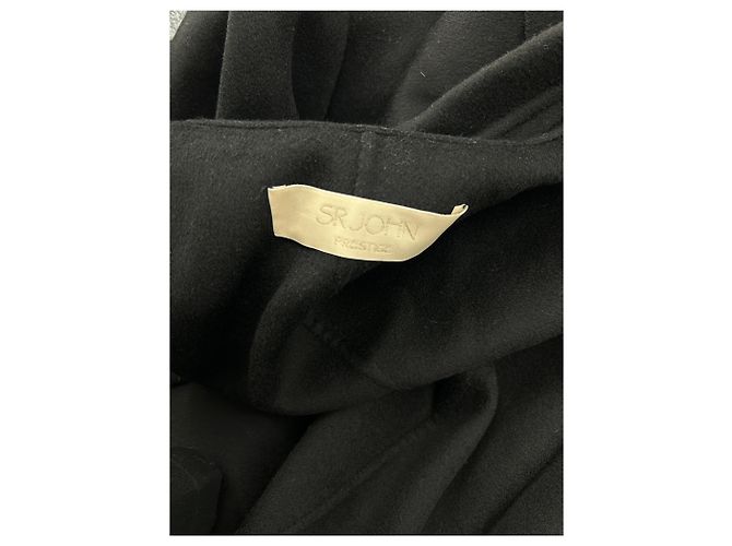 Autre Marque Abrigo negro de lana - vista 5