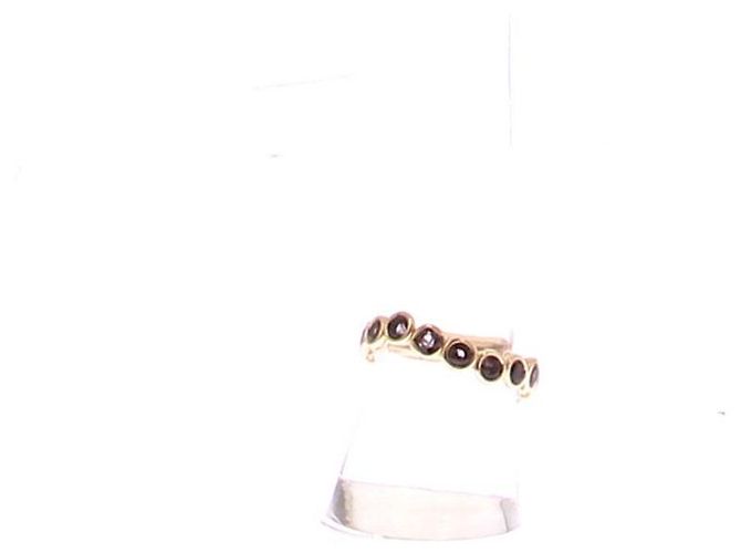 Agatha Ruiz de la Prada Goldring mit braunen Steinen Golden - Ansicht 5