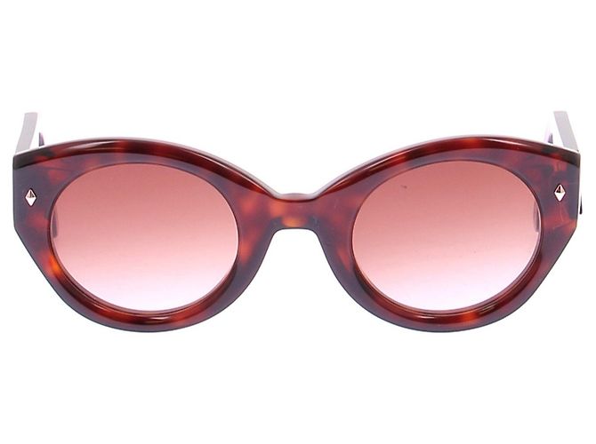 Autre Marque Gafas de sol de carey marrón Castaño - vista 4