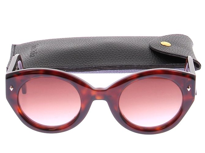 Autre Marque Gafas de sol de carey marrón Castaño - vista 6