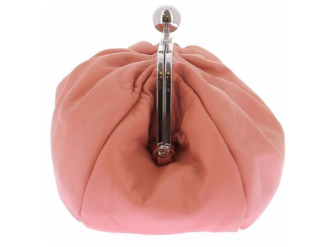 Autre Marque Lachs- und silberne Tasche Orange - Ansicht 3