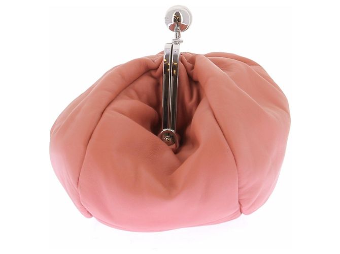 Autre Marque Lachs- und silberne Tasche Orange - Ansicht 4