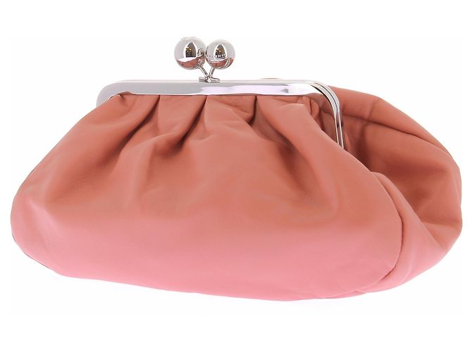 Autre Marque Lachs- und silberne Tasche Orange - Ansicht 5