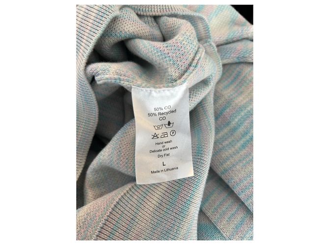 Autre Marque FILA Dreifarbiger Sweatshirt Blau Baumwolle - Ansicht 6