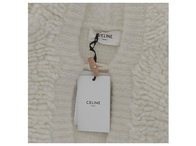 Céline Hoodie aus weißer Alpakawolle - Ansicht 6