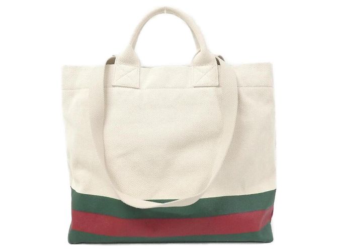 Borsa Gucci - Modello 782741 FAC4W Bianco Rosso Verde - vista 2
