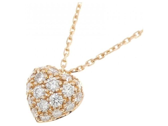 Collana a forma di cuore Cartier in oro rosa D'oro - vista 3