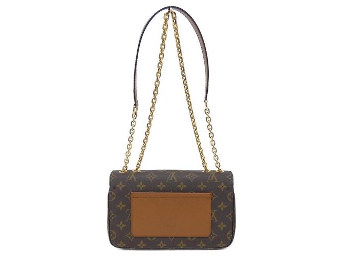 Borsa a Spalla Marceau M46127 in Monogramma Louis Vuitton Marrone Caramello - vista 2