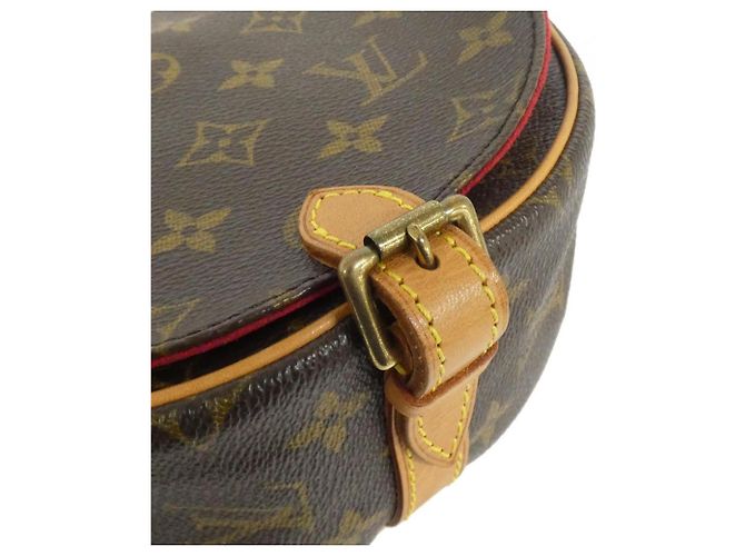 Borsa a Spalla Louis Vuitton Monogram Tan Blanc Marrone - vista 3