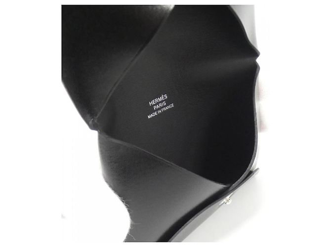 Visitenkartenetui Hermès Calvi Schwarz - Ansicht 4