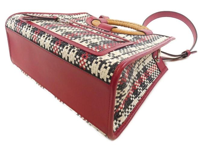 Borsa a mano Fendi Runaway Small 8BH353 A3V1 Rosso - vista 3