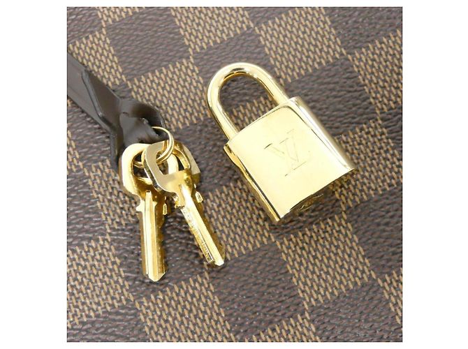 Borsa a mano Damier Normandy Louis Vuitton Marrone - vista 4