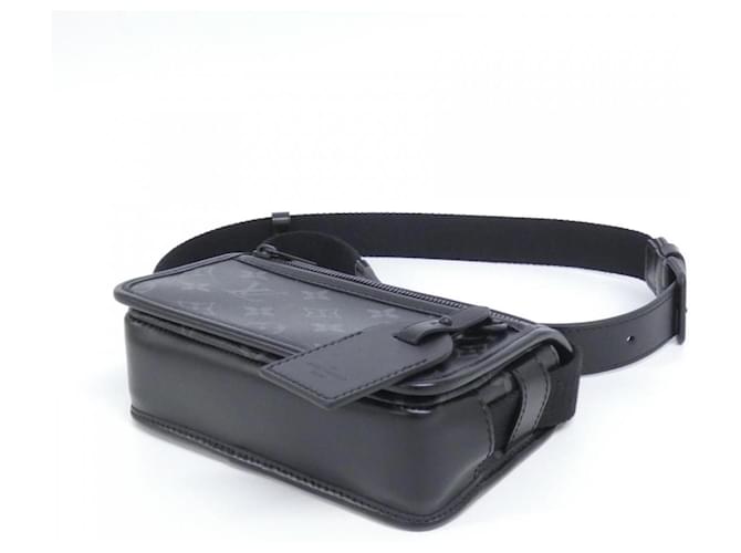 Borsa a spalla Louis Vuitton Monogram Eclipse Bosphor Nero - vista 3