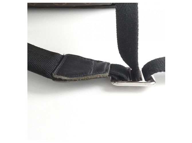Zaino Christopher MM Monogram Macassar Louis Vuitton Marrone - vista 6