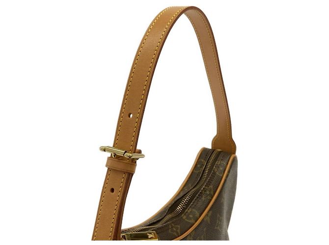 Borsa a Spalla Pochette Croissant Monogramma Louis Vuitton Marrone - vista 4