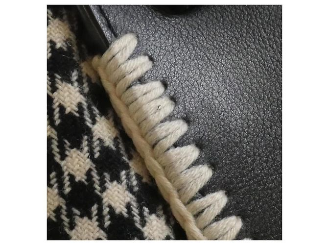 Borsa a Spalla Hammock Small di Loewe Nero Bianco - vista 6