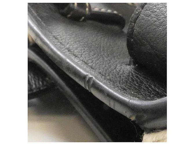 Borsa a Spalla Hammock Small di Loewe Nero Bianco - vista 8