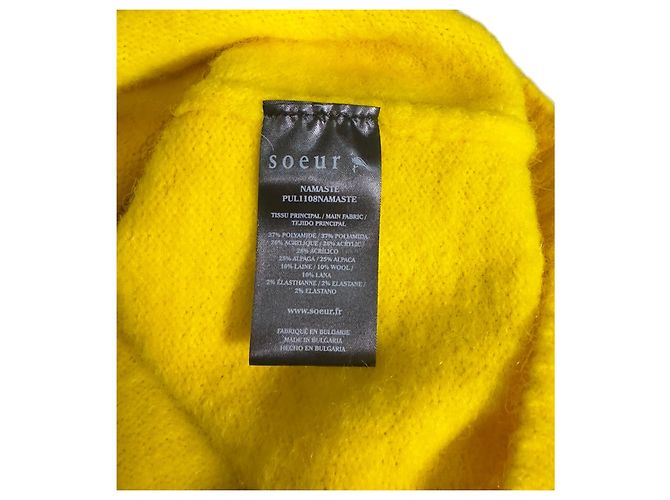 Soeur Namaste Strickweste Gelb - Ansicht 4