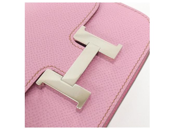 Hermès Hermes Constance Slim Geldbörse Pink - Ansicht 6