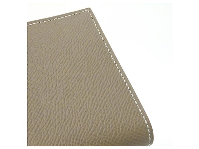 Cartera Soufflé Bearn de Hermès Gris pardo - vista 4