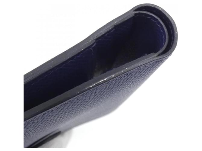 Hermès Billetera Compacta Bearn Hermes Azul Azul marino - vista 3