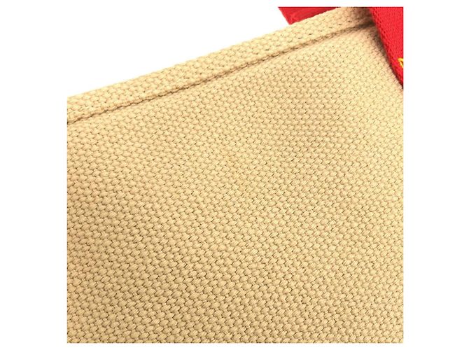 Borsa Louis Vuitton Antigua Cabas MM Beige - vista 5