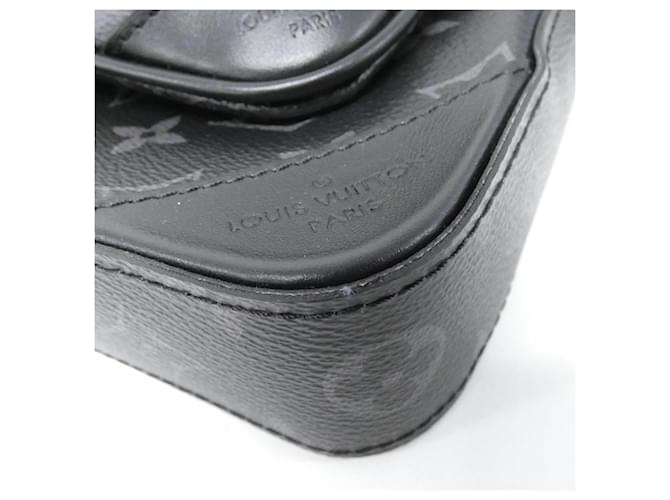 Borsa a Spalla Trio Messenger Monogram Eclipse Reverse di Louis Vuitton Nero Grigio - vista 3