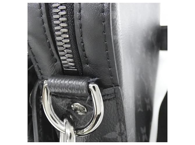 Borsa a Spalla Trio Messenger Monogram Eclipse Reverse di Louis Vuitton Nero Grigio - vista 5