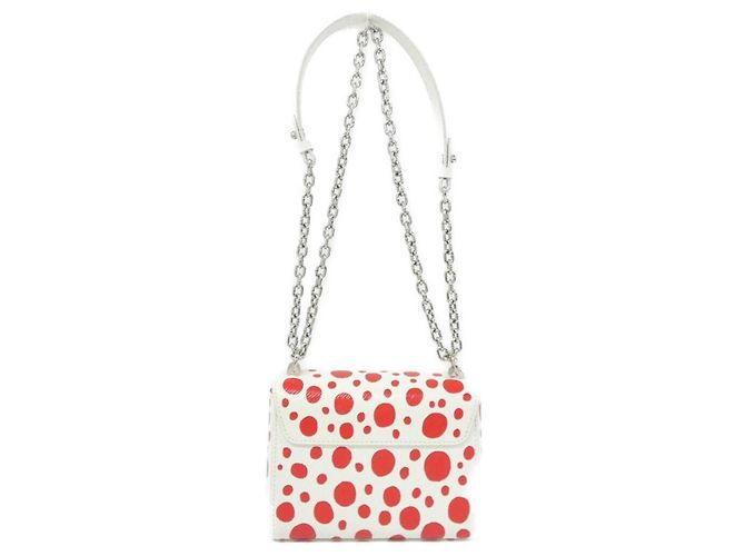 Borsa a Spalla Epi Twist PM Louis Vuitton Bianco Rosso - vista 2