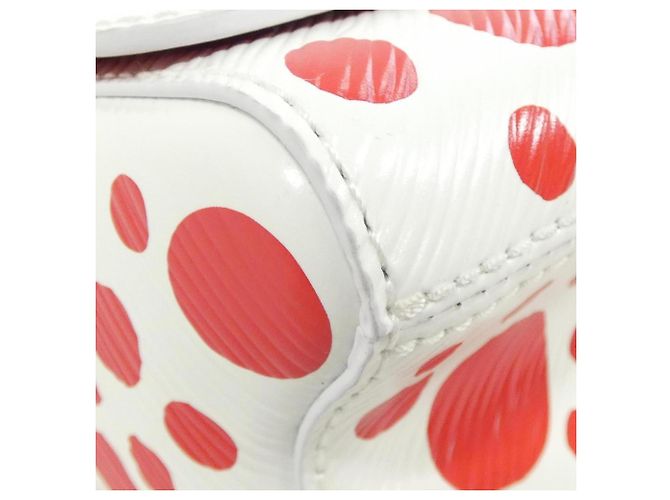 Borsa a Spalla Epi Twist PM Louis Vuitton Bianco Rosso - vista 3