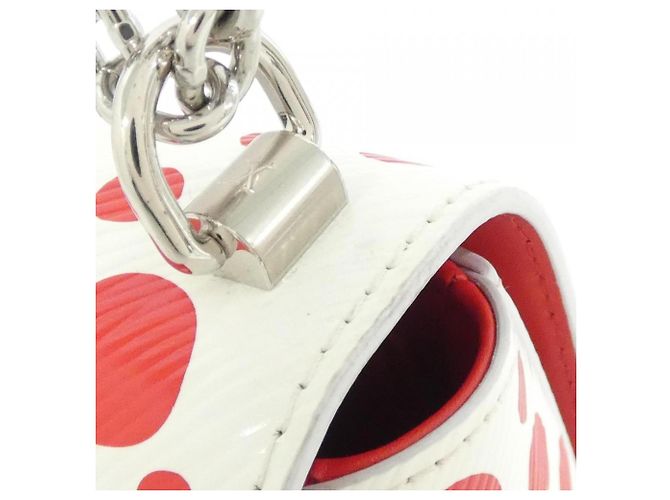 Borsa a Spalla Epi Twist PM Louis Vuitton Bianco Rosso - vista 5