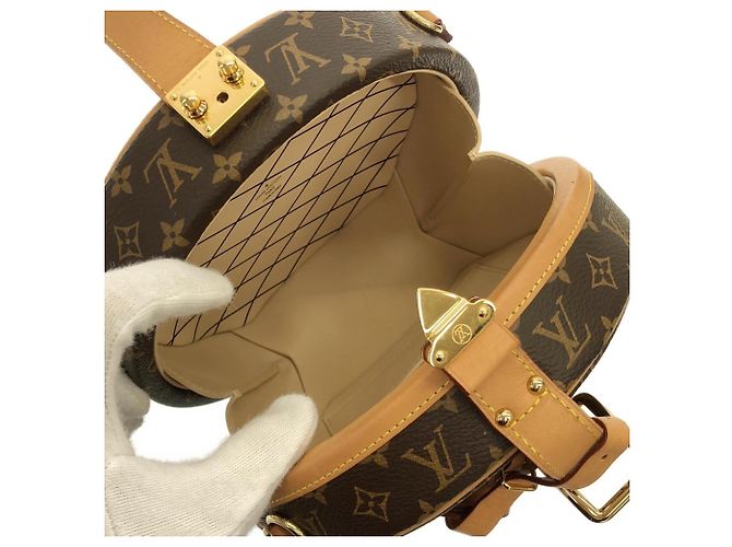 Borsa Petite Boite Chapeau Monogramma Louis Vuitton Marrone - vista 6