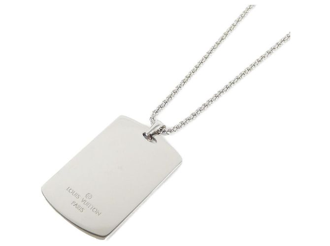 Collar Péndulo LV Mountain de Louis Vuitton Negro Plata - vista 3