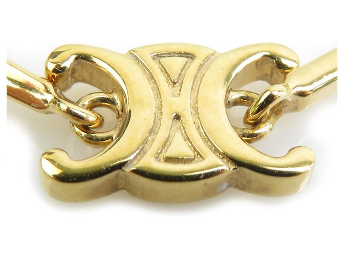 Céline Celine Triomphe Halskette Golden Hellblau - Ansicht 3