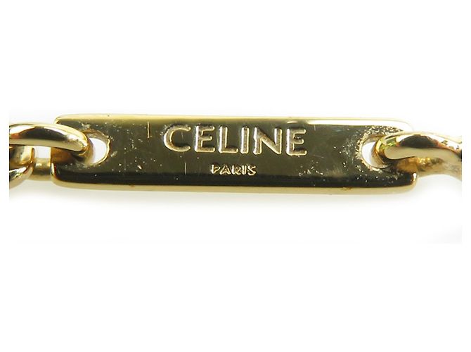 Céline Celine Triomphe Halskette Golden Hellblau - Ansicht 5